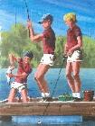 SCOUTS FISHING by Paul TRITENBACH